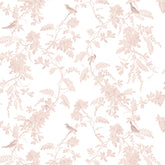 Papel Toile Pássaros Rosa Quartz